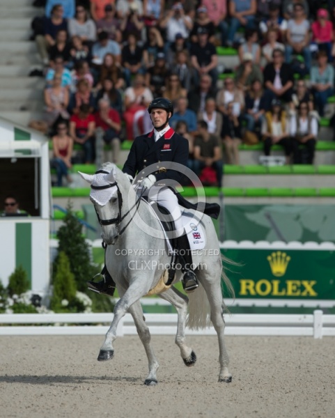 Michael Eilberg and Half Moon Delphi Grand Prix Special WEG 2014