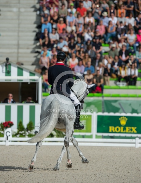 Michael Eilberg and Half Moon Delphi Grand Prix Special WEG 2014
