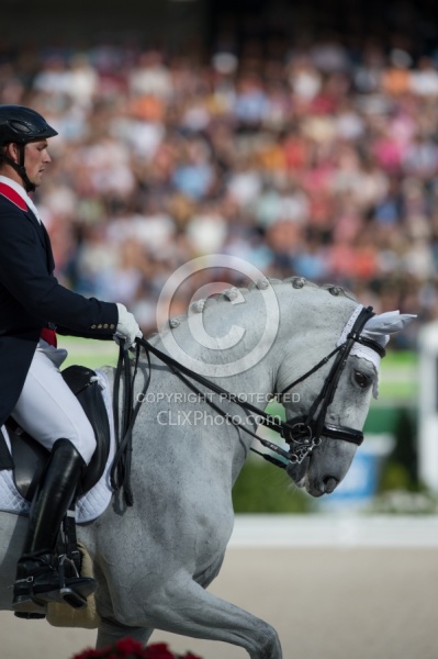 Michael Eilberg and Half Moon Delphi Grand Prix Special WEG 2014