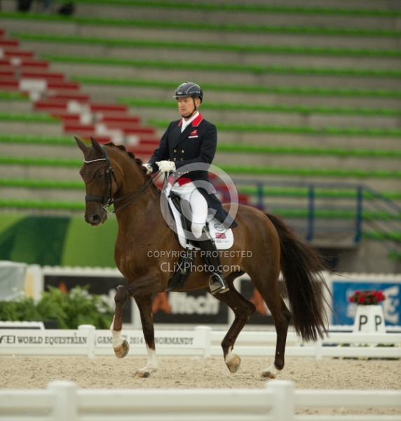 Gareth Hughes and DV Stenkjers Nadonna Grand Prix WEG 2014 Norma