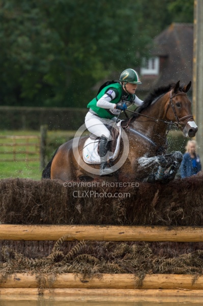 Camilla Speirs IRL and Portersize Just a Jiff on course at WEG