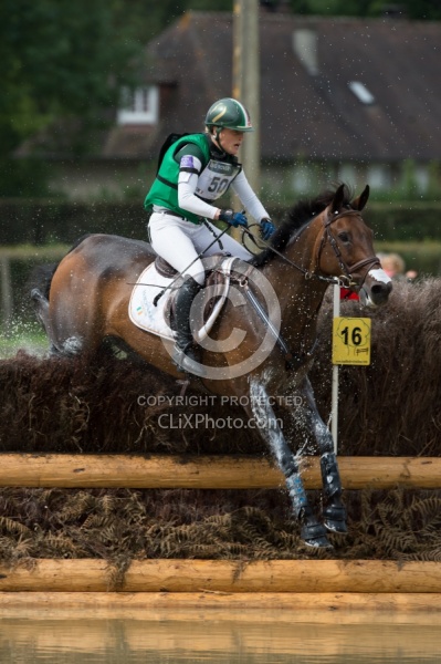 Camilla Speirs IRL and Portersize Just a Jiff on course at WEG