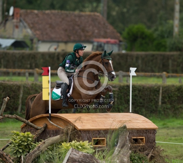 Aoife Clark IRL and Fenyas Elegance Eventing Show Jumping WEG 2
