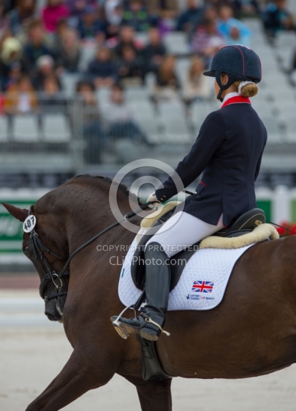 Sophie Wells and Valerius WEG 2014 Normandy, France