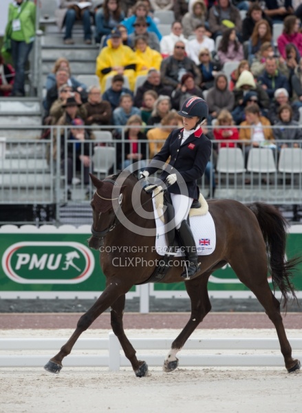 Sophie Wells and Valerius WEG 2014 Normandy, France