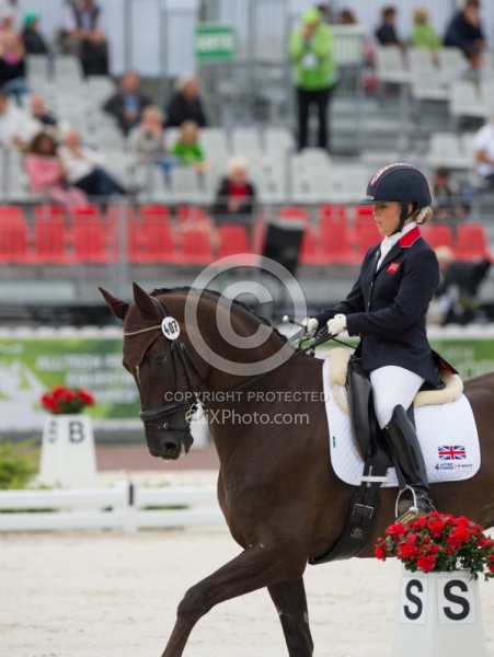 Sophie Wells and Valerius WEG 2014 Normandy, France