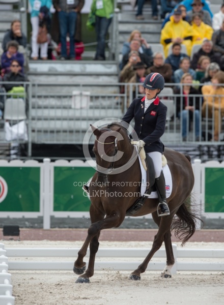 Sophie Wells and Valerius WEG 2014 Normandy, France