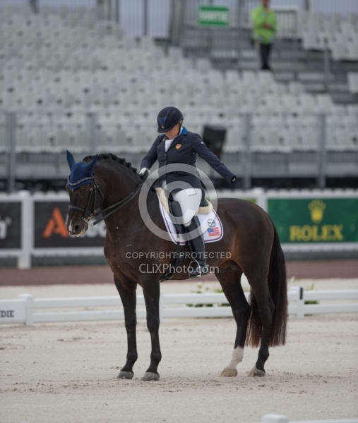 Susan Treabess and Kamiakin Para Dressage Grade IV WEG 2014 Norm