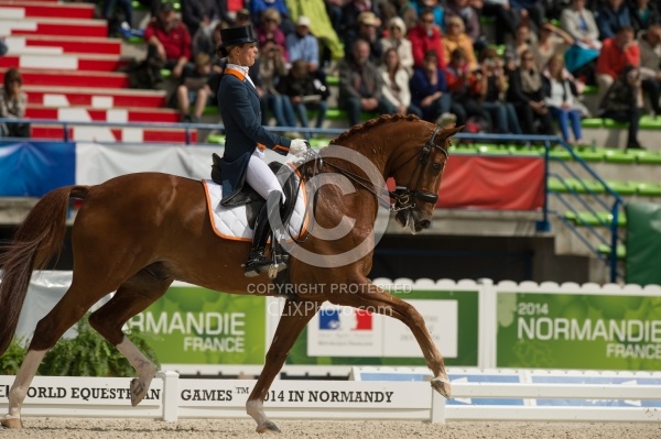 Adelinde Cornelissen and Jerich Parzival N.O.P. Team grand Prix