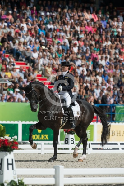 Kristina Sprehe and Desperados FRH Grand Prix Special WEG 2014 Normandy, France
