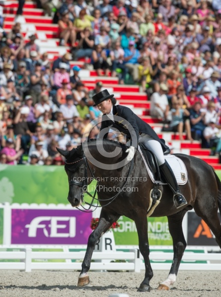 Kristina Sprehe and Desperados FRH Grand Prix Special WEG 2014 Normandy, France