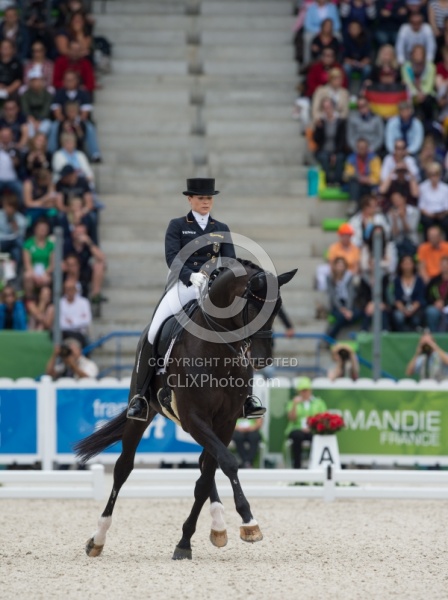 Kristina Sprehe and Desperados FRH Grand Prix Special WEG 2014 Normandy, France