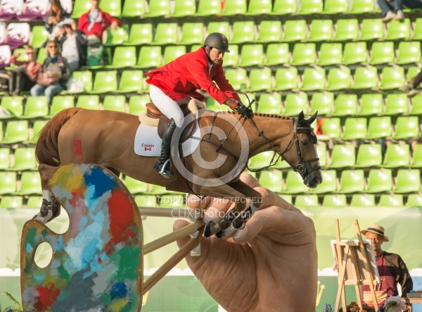 Yann Candele and Showgirl WEG 2014 Normandy,France