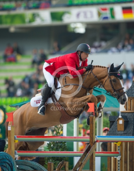 Yann Candele and Showgirl WEG 2014 Normandy,France