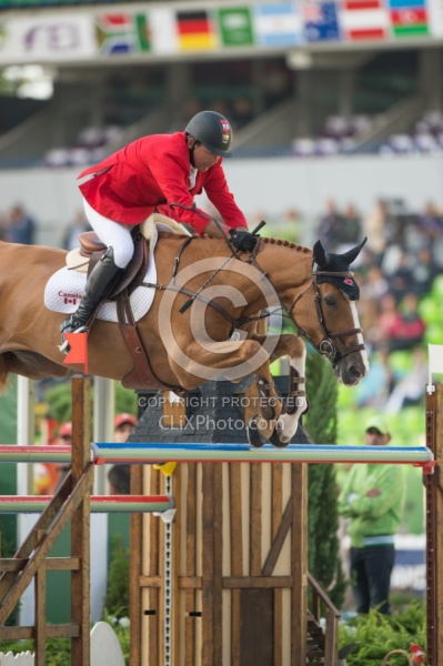 Yann Candele and Showgirl WEG 2014 Normandy,France