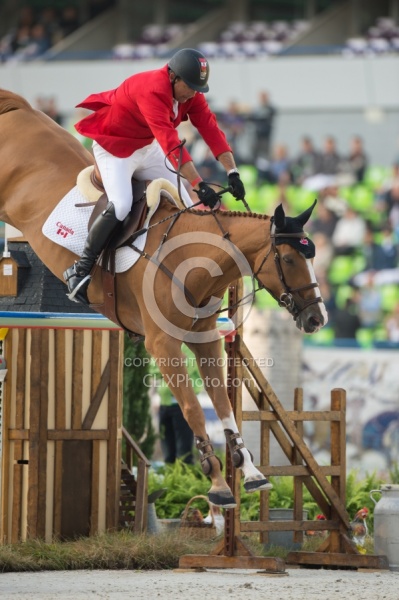 Yann Candele and Showgirl WEG 2014 Normandy,France