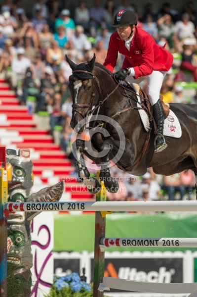 Eric Lamaze and Zigali P S WEG 2014 Normandy, France
