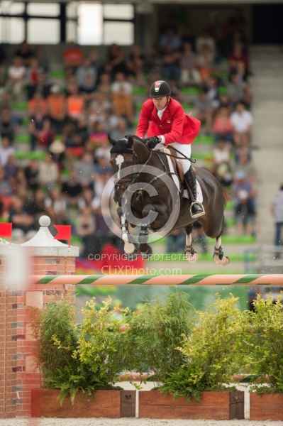 Eric lamaze and Zigali P S WEG 2014 Normandy,France