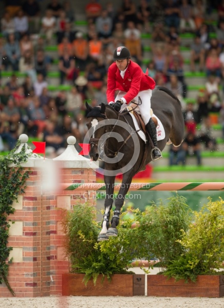 Eric lamaze and Zigali P S WEG 2014 Normandy,France