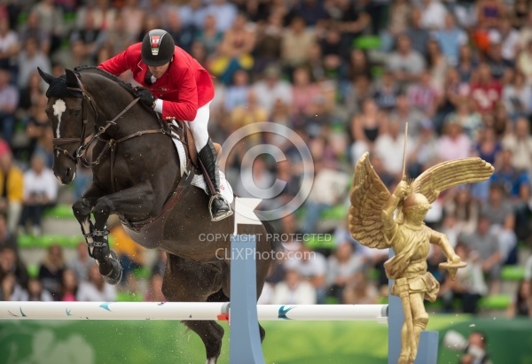 Eric lamaze and Zigali P S WEG 2014 Normandy,France
