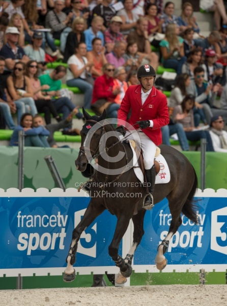 Eric lamaze and Zigali P S WEG 2014 Normandy,France