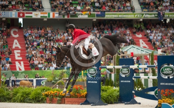 Eric Lamaze and Zigali P S WEG 2014 Normandy, France