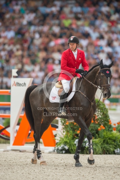 Eric Lamaze and Zigali P S WEG 2014 Normandy
