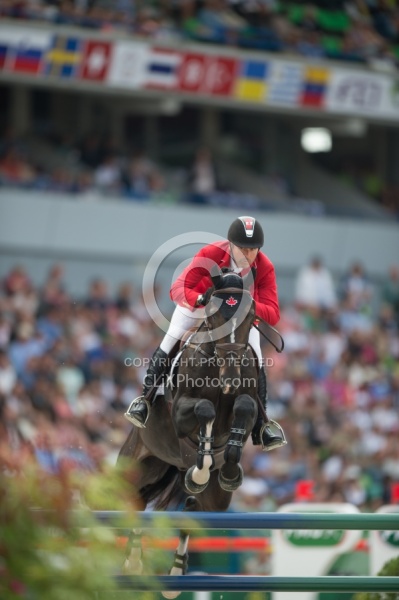 Eric Lamaze and Zigali P S WEG 2014 Normandy