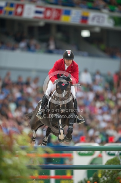 Eric Lamaze and Zigali P S WEG 2014 Normandy