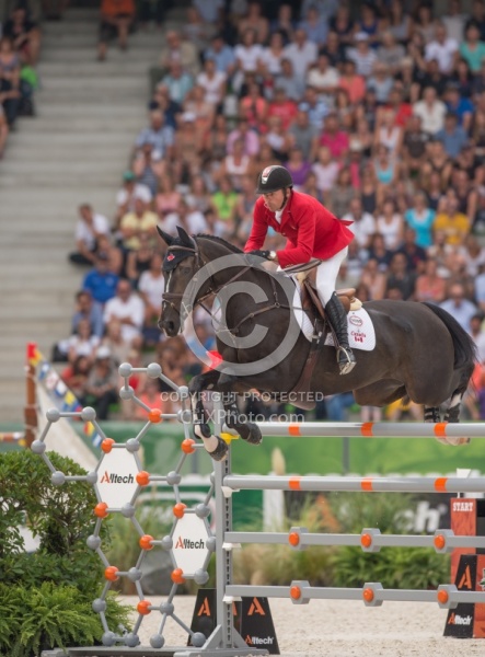 Eric Lamaze and Zigali P S WEG 2014 Normandy