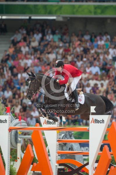 Eric Lamaze and Zigali P S WEG 2014 Normandy