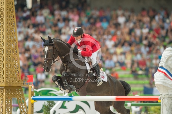 Eric Lamaze and Zigali P S WEG 2014 Normandy
