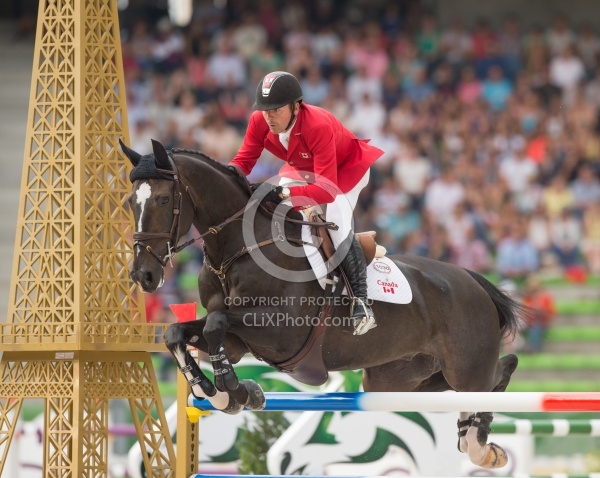 Eric Lamaze and Zigali P S WEG 2014 Normandy