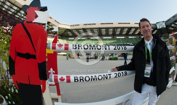 Ian Millar at the WEG fence WEG 2014 Normandy, France