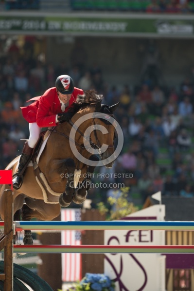 Ian Millar and Dixson WEG 2014 Normandy, France