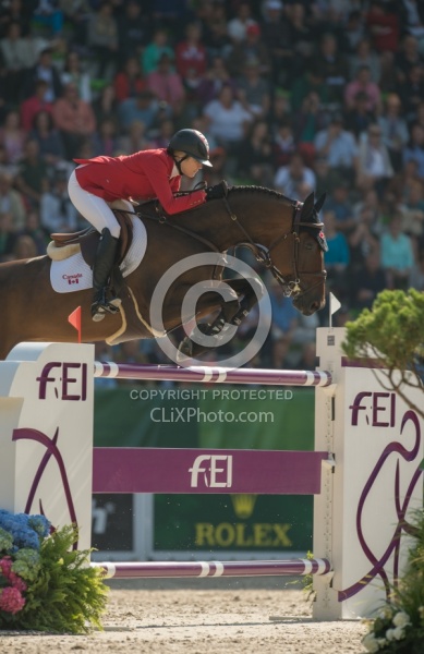 Tiffany Foster and Verdi III WEG 2014 Normandy, France