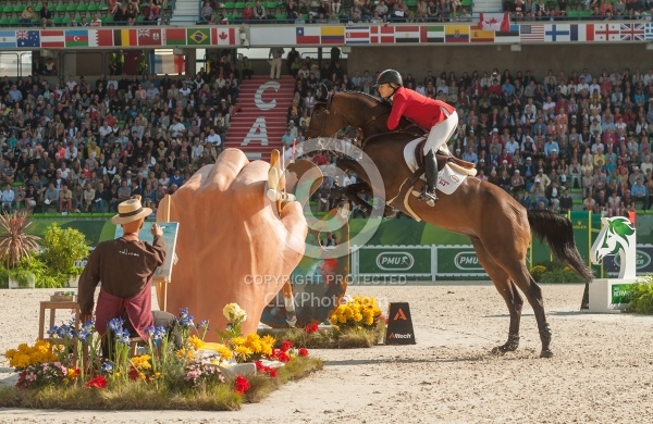 Tiffany Foster and Verdi III WEG 2014 Normandy, France