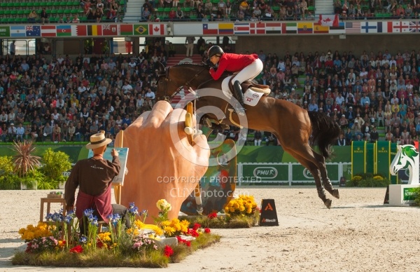 Tiffany Foster and Verdi III WEG 2014 Normandy, France