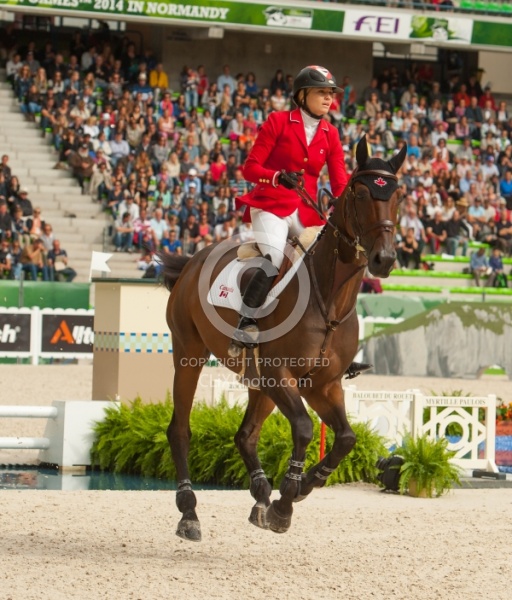 Tiffany Foster and Verdi III WEG 2014 Normandy, France