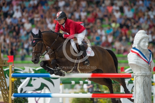 Tiffany Foster and Verdi III WEG 2014 Normandy, France