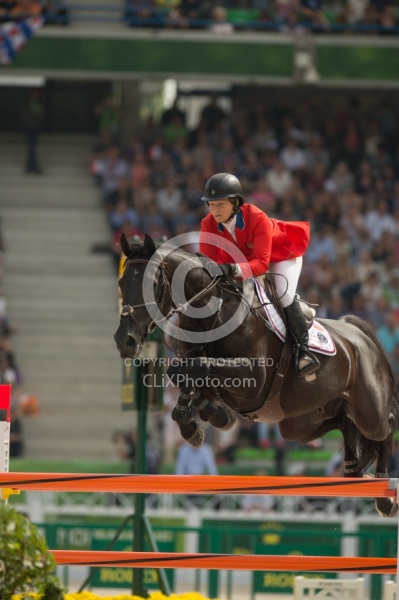 Beezie Madden and Cortes  C  Bronze Medal Winner WEG 2014 Norman