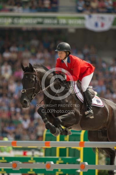 Beezie Madden and Cortes  C  Bronze Medal Winner WEG 2014 Norman