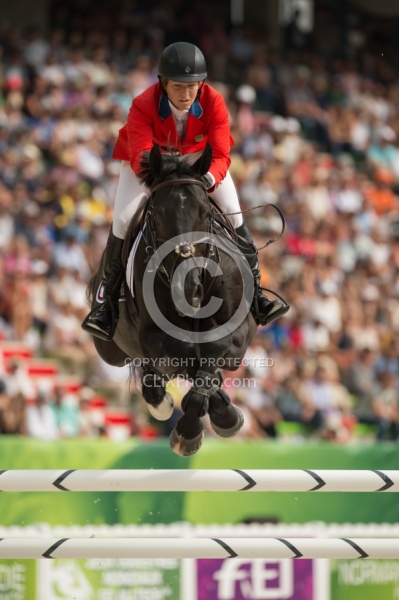 Beezie Madden and Cortes  C  Bronze Medal Winner WEG 2014 Norman