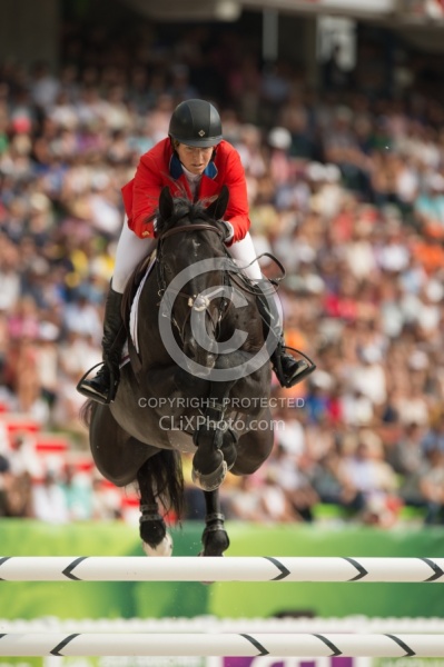 Beezie Madden and Cortes  C  Bronze Medal Winner WEG 2014 Norman