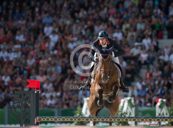 Maximo Livio and Qalao Des Mers WEG 2014 Normandy, France