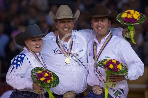 Individual Reining Medlaists Mandy McCutcheon B Shawn Flarida