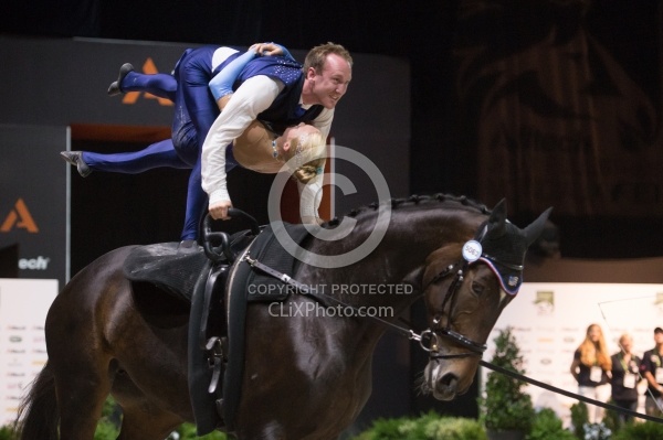 Mary Garrett and Krisitan Roberts WEG 2014 Normandy, France