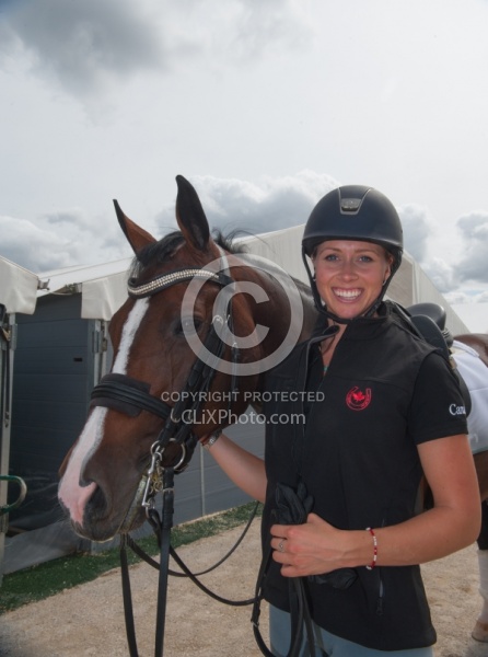 Megan Lane and Caravella WEG 2014 Normandy