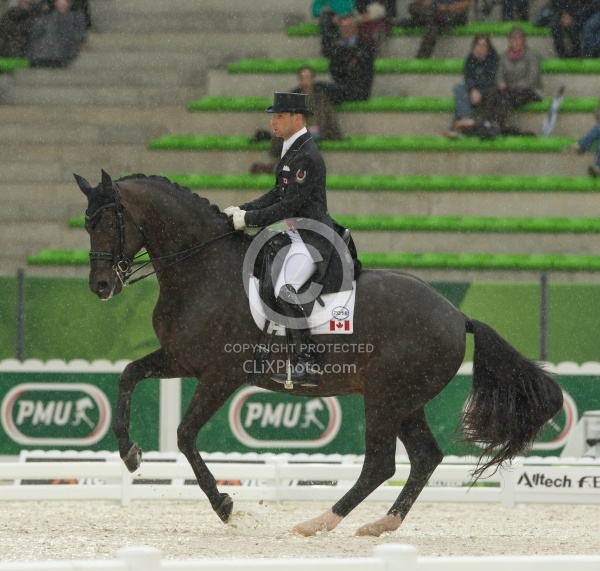 Davis Marcus and Chrevi s Capital n the Team Grand Prix WEG 2014