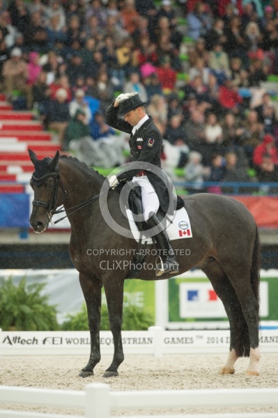 Davis Marcus and Chrevi s Capital n the Team Grand Prix WEG 2014